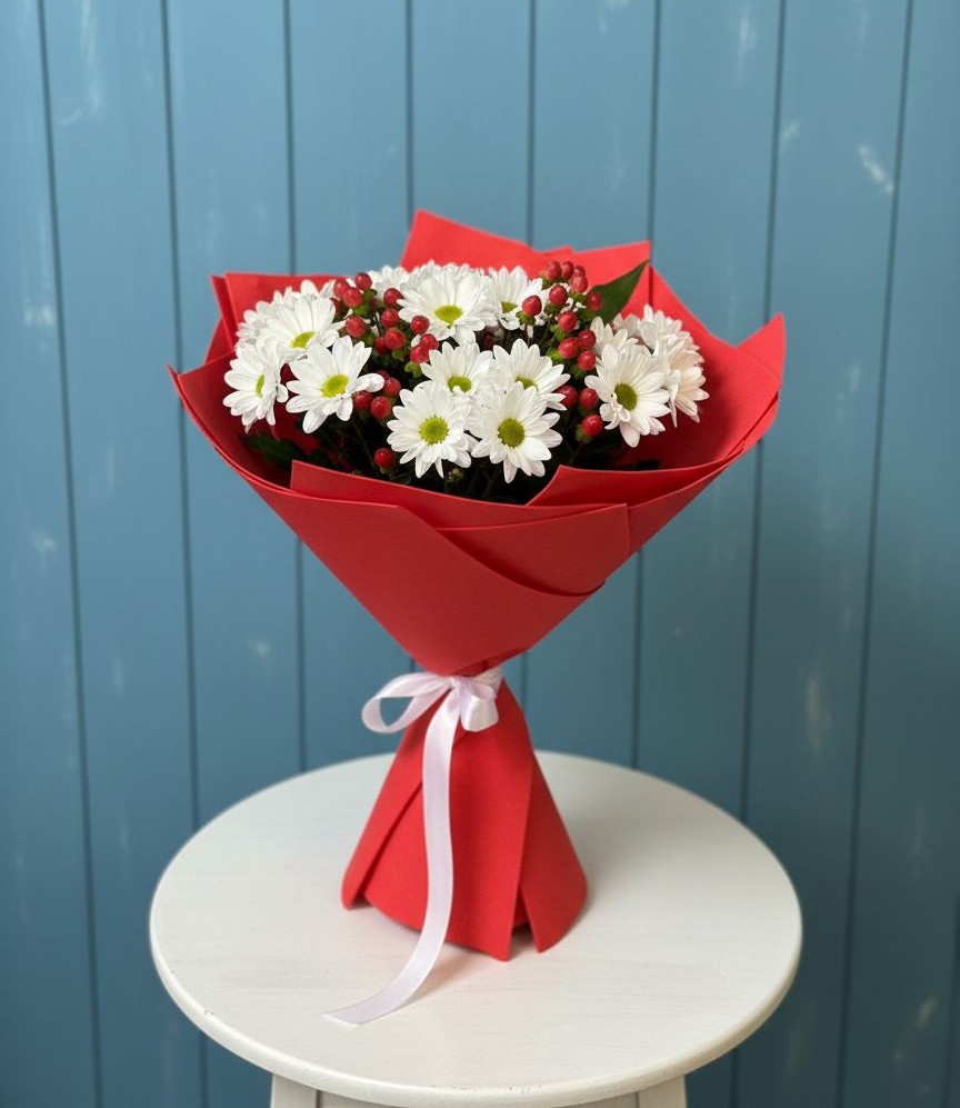 Букет цветов из: Хризантемы в Горноправдинск