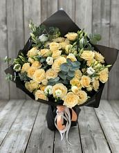Букет цветов из:  Розы и Лизиантусы #REPLACE_PRED# Горноправдинск