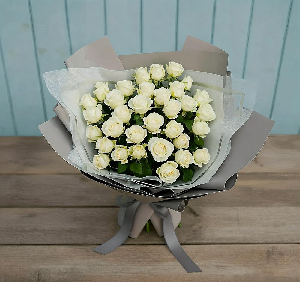 Букет Белоснежная нежность в Горноправдинск