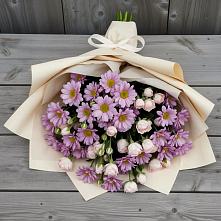 Букет цветов из:  Розы и Хризантемы в Горноправдинск