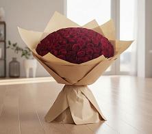 Букет 101 Красная роза в Горноправдинск