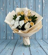 Букет цветов из:  Розы и Хризантемы в Горноправдинск