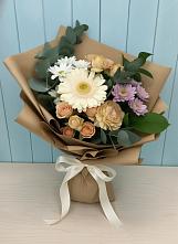 Букет цветов из:  Герберы и Хризантемы в Горноправдинск
