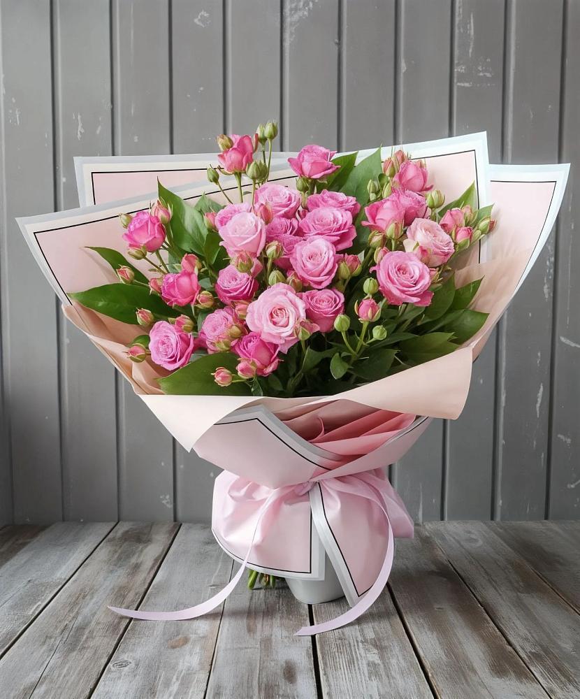 Букет Розовый кустик в Горноправдинск