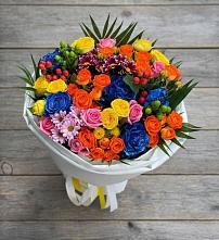 Букет цветов из:  Розы и Хризантемы в Горноправдинск