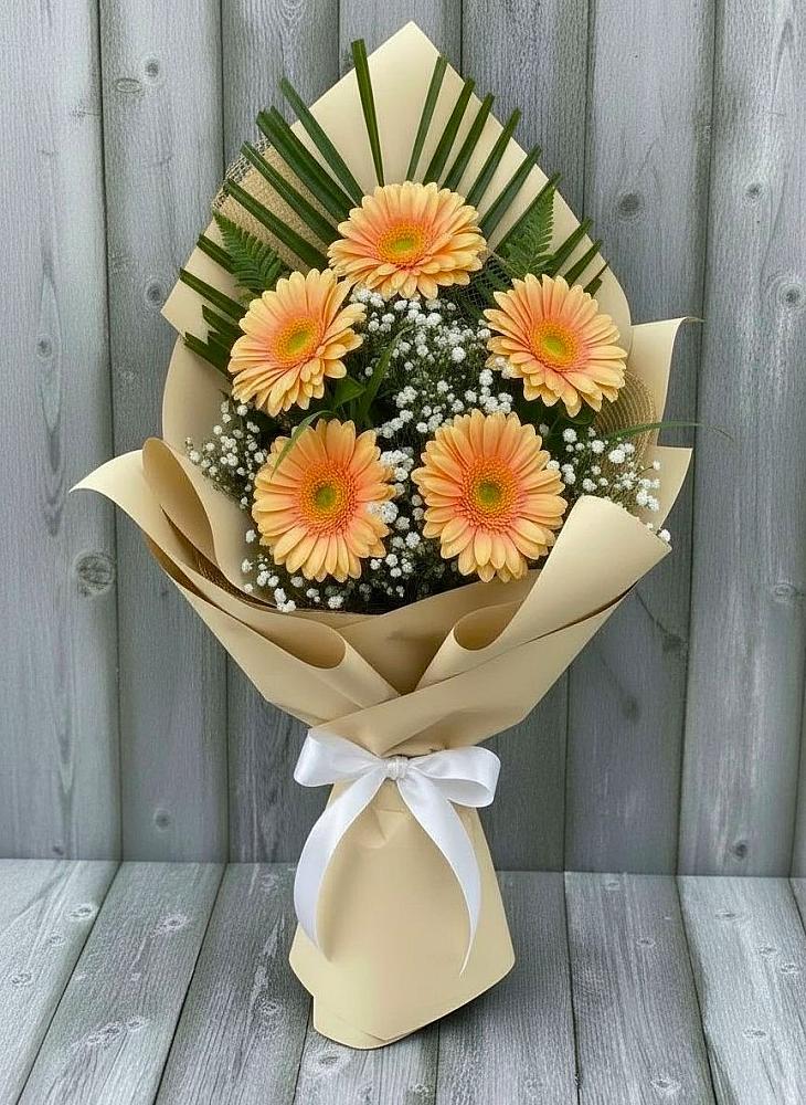 Букет цветов из: Герберы в Горноправдинск