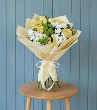 Букет цветов из:  Хризантемы и Розы #REPLACE_PRED# Горноправдинск