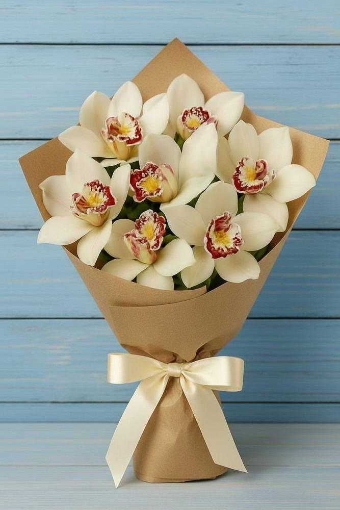 Букет цветов из: Орхидеи и Розы в Горноправдинск