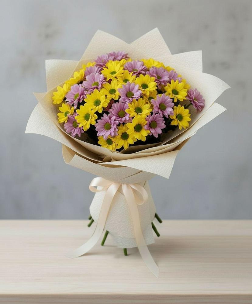 Букет цветов из: Хризантемы в Горноправдинск