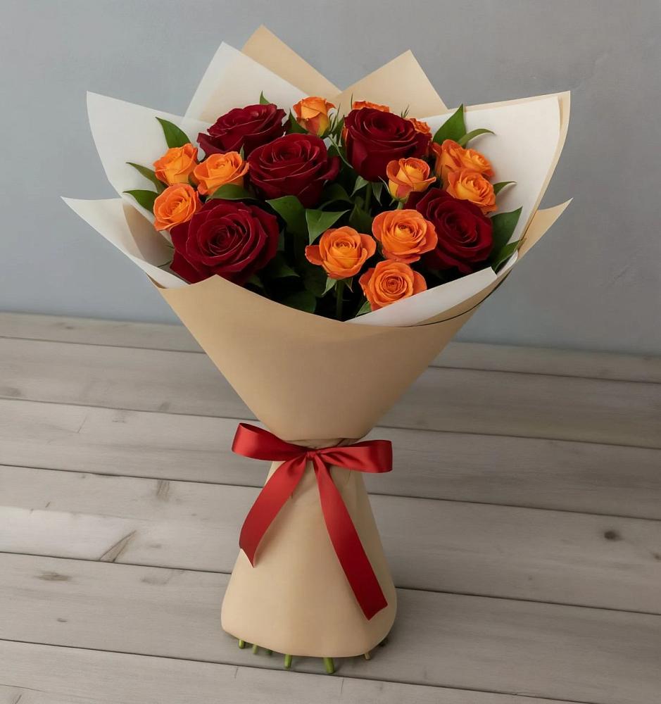 Букет Любовь и восторг в Горноправдинск